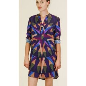 Mara Hoffman Compass Shirt Dress Sz. XS